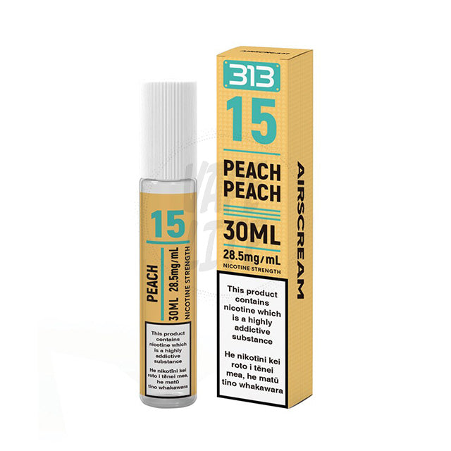 AirScream AirsPops 313 E-Liquid 30ml - No.15 Peach Ice 28.5mg/ml