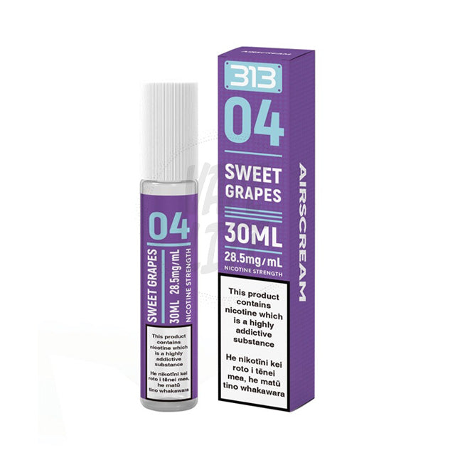 AirScream AirsPops 313 E-Liquid 30ml - No.4 Sweet Grapes (Freezy Grape) 28.5mg/ml