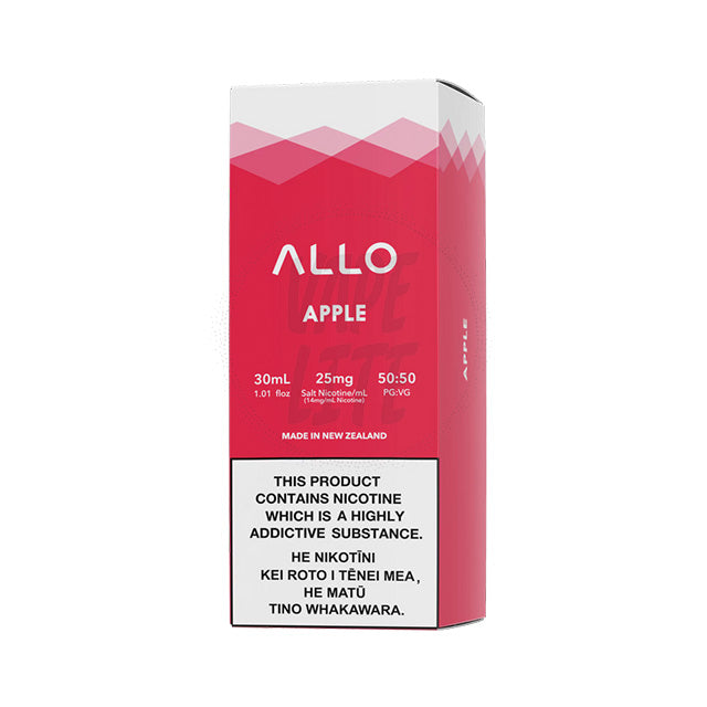 Allo E-Liquid 30ml - Apple 25/50 mg/ml