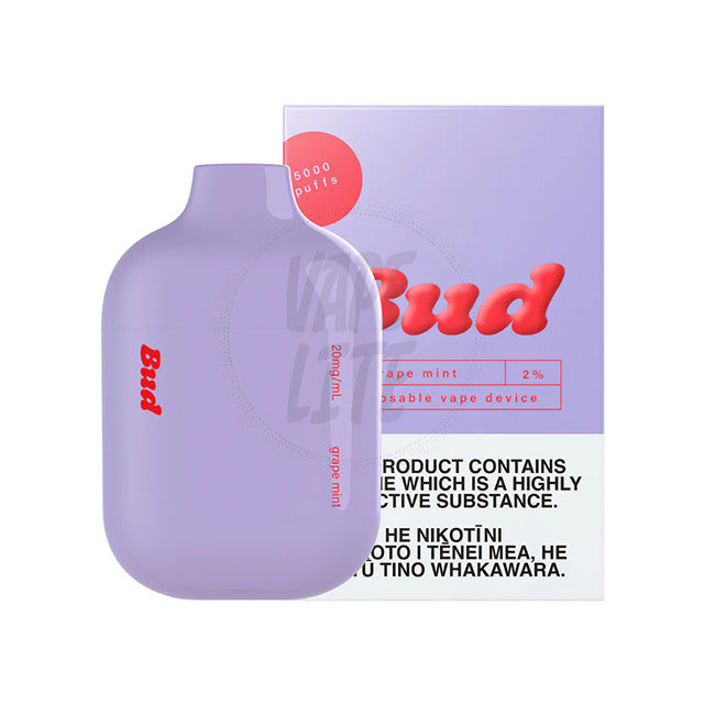 Bud Disposable Vape - Grape Mint 2% Nic