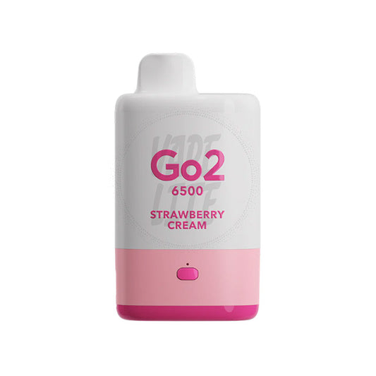 Go2 6500 - Strawberry Cream 6500 Puffs 20mg/ml