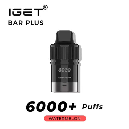 IGET Bar Plus Pre-filled Pod - Watermelon Ice 6000 Puffs 20mg/ml