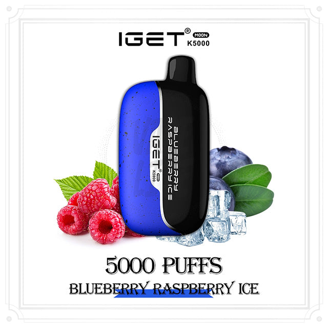IGET Moon - Blueberry Raspberry 5000 Puffs 20mg/ml