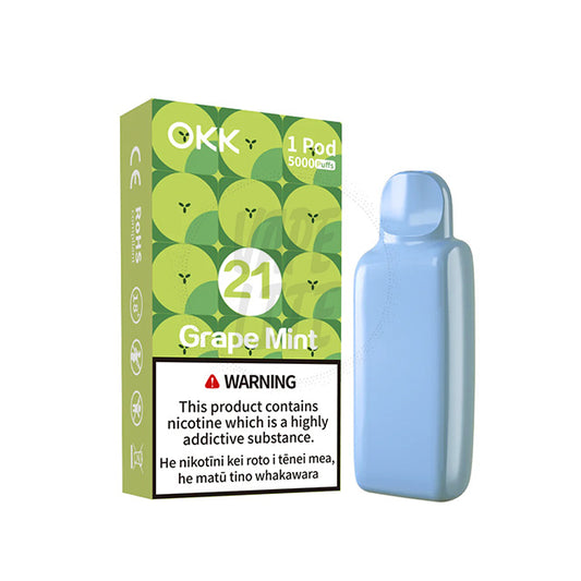 OKK Cross Pod - No.21 Grape Mint 28.5mg/ml