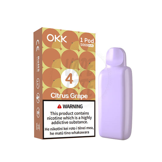 OKK Cross Pod - No.4 Citrus Grape 28.5mg/ml