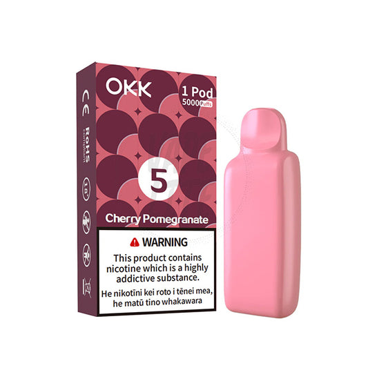 OKK Cross Pod - No.5 Cherry Pomegranate 28.5mg/ml