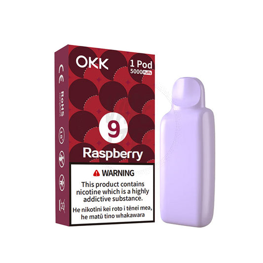OKK Cross Pod - No.9 Raspberry 28.5mg/ml