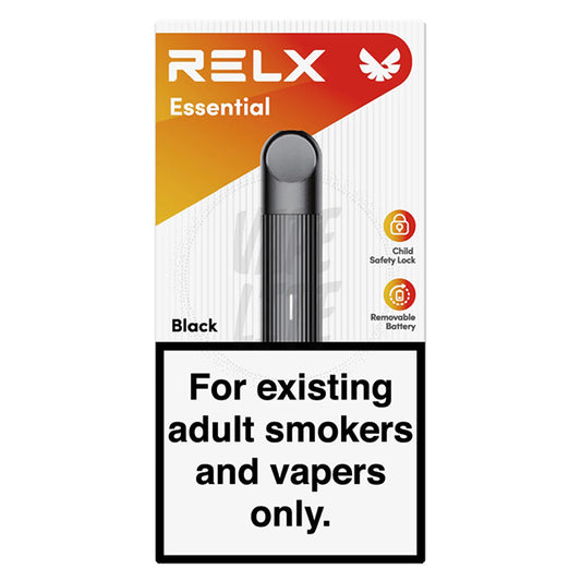 RELX Essential Vape Device - Black