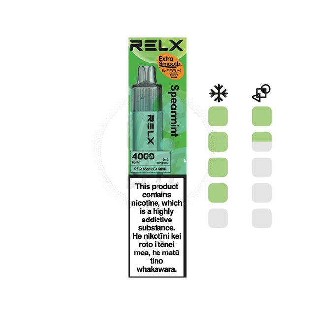 RELX MagicGo 4000 - Spearmint 4000 Puffs 18mg/ml