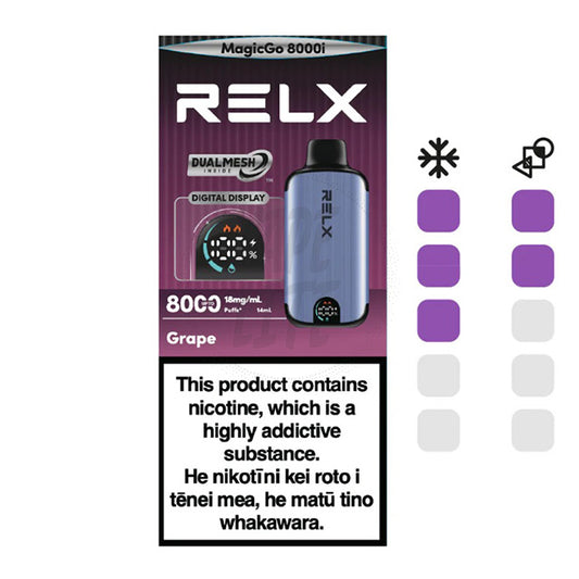 RELX MagicGo 8000i - Grape 8000 Puffs 18mg/ml