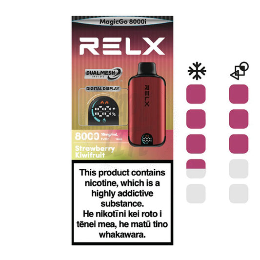RELX MagicGo 8000i - Strawberry Kiwifruit 8000 Puffs 18mg/ml