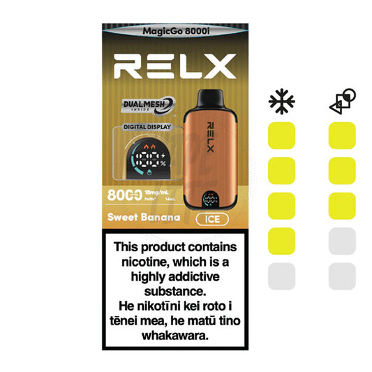 RELX MagicGo 8000i - Sweet Banana 8000 Puffs 18mg/ml