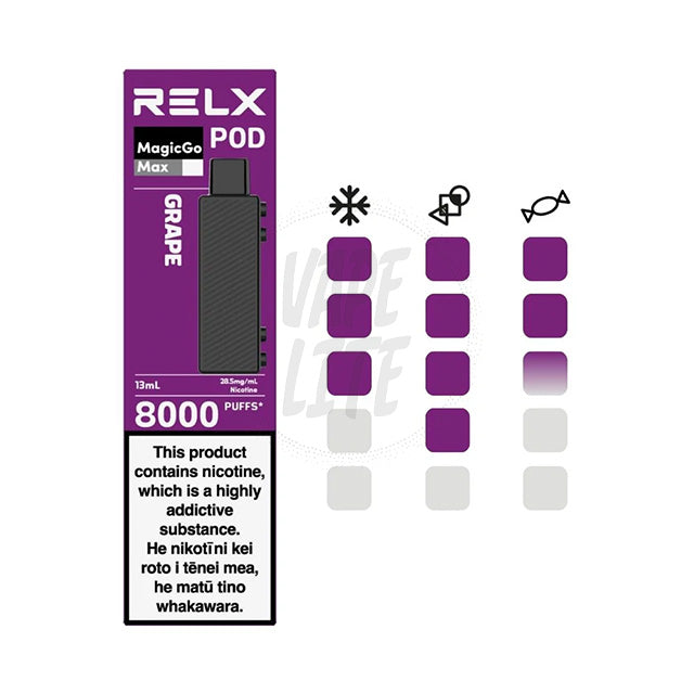 RELX MagicGo MAX Pod Grape 28.5mg/ml