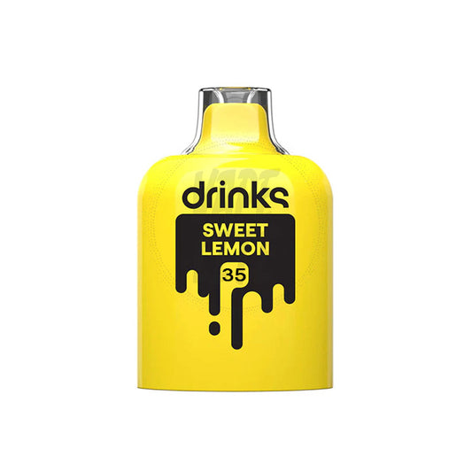 puk. Pod Drinks - Sweet Lemon 4000 Puffs 35mg/ml