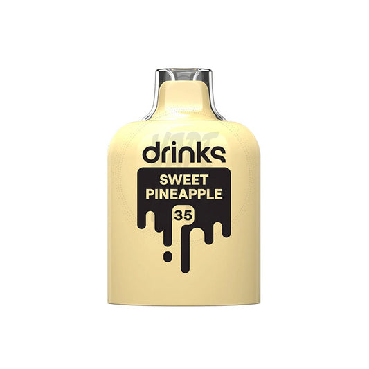 puk. Pod Drinks - Sweet Pineapple 4000 Puffs 35mg/ml