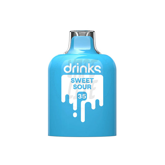 puk. Pod Drinks - Sweet Sour 4000 Puffs 35mg/ml