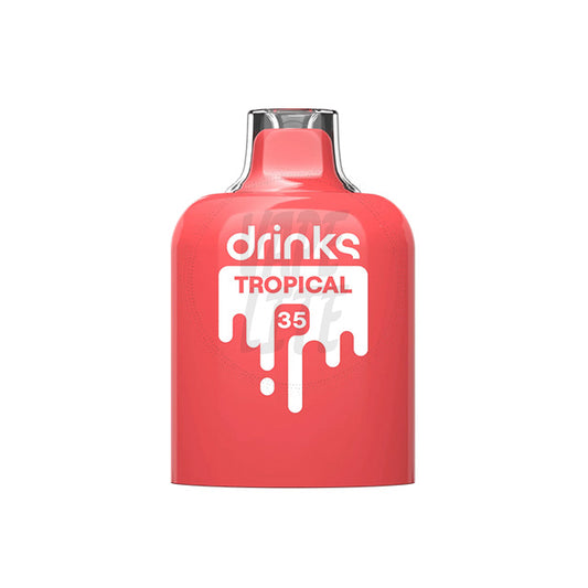 puk. Pod Drinks - Tropical 4000 Puffs 35mg/ml
