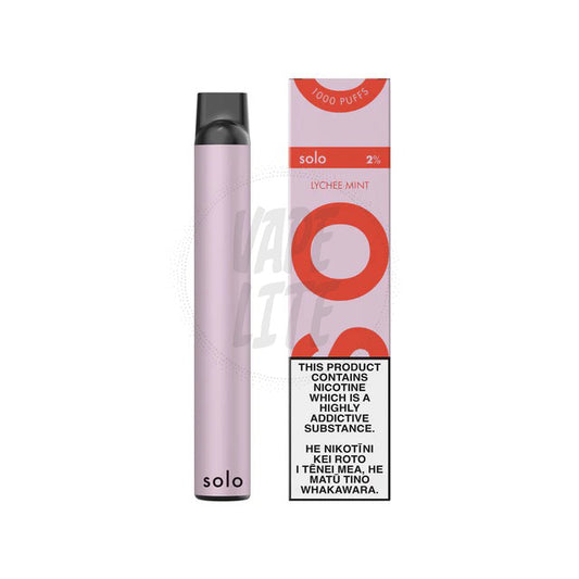 solo Disposable Vape - Lychee Mint 2% Nic