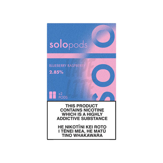 solo Pods 2-Pack - Blueberry Raspberry 2.85% Nic