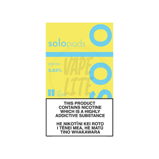 solo Pods 2-Pack - Lemon 2.85% Nic