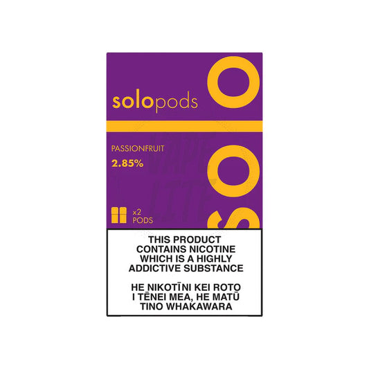 solo Pods 2-Pack - Passionfruit 2.85% Nic