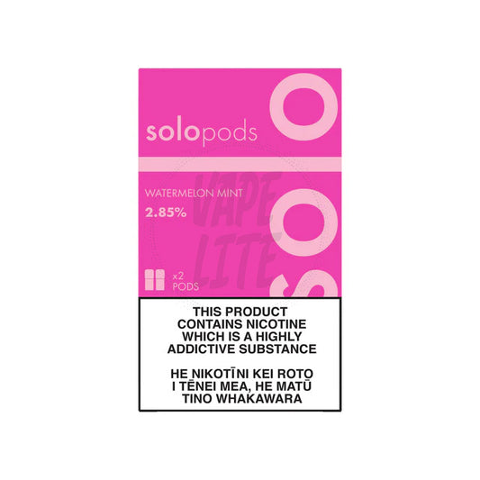 solo Pods 2-Pack - Watermelon Mint 2.85% Nic
